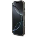 Coque Guess IML Flowers MagSafe avec dragonne de perles pour iPhone 17 Pro - Black – Image 5