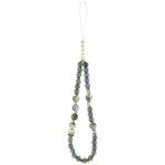 Coque Guess IML Flowers MagSafe avec dragonne de perles pour iPhone 17 Pro - Black – Image 6