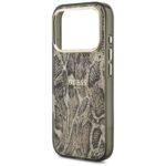 Coque Guess Python Pattern MagSafe pour iPhone 17 Pro - Brown – Image 5