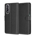 Étui portefeuille Techsuit Leather Folio pour OnePlus Nord 5 - Black
