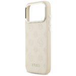 Coque Guess Peony Hot Stamp Script MagSafe pour iPhone 17 Pro Max - Beige – Image 4