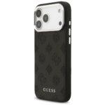 Coque Guess Peony Hot Stamp Script MagSafe pour iPhone 17 Pro Max - Black – Image 5