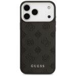 Coque Guess Peony Hot Stamp Script MagSafe pour iPhone 17 Pro Max - Black – Image 3