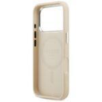 Coque Guess Peony Hot Stamp Script MagSafe pour iPhone 17 Pro - Beige – Image 4