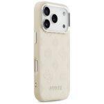 Coque Guess Peony Hot Stamp Script MagSafe pour iPhone 17 Pro - Beige – Image 5