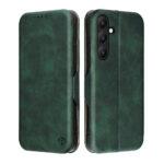 Étui portefeuille Techsuit Safe Wallet Plus pour Samsung Galaxy S25 FE - Green