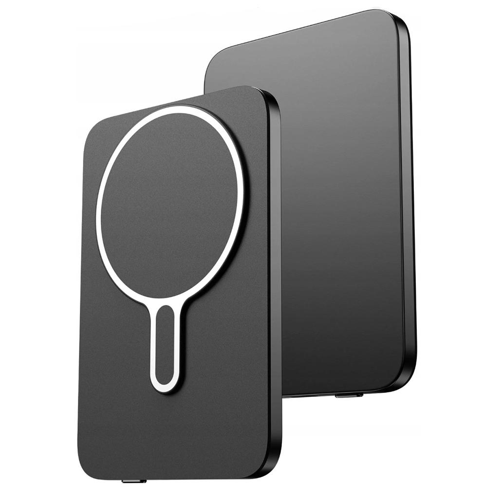 2674921 Batterie externe 3mk MagSnap Go, Technologie MagSafe/Qi, 20 W, Type-C, 5 000 mAh - Gris – Image 1