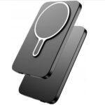 Batterie externe 3mk MagSnap Go, Technologie MagSafe/Qi, 20 W, Type-C, 5 000 mAh - Gris – Image 2