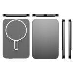 Batterie externe 3mk MagSnap Go, Technologie MagSafe/Qi, 20 W, Type-C, 5 000 mAh - Gris – Image 5