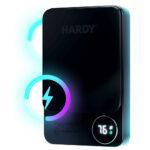 Batterie externe 3mk MagSynergy Ni+, Technologie MagSafe/Qi, USB-C, 5 000 mAh, affichage numérique - Gris – Image 2