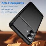 Coque Techsuit Carbon Silicone pour Samsung Galaxy S26 Edge - Black – Image 2