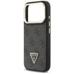 Coque Guess Hardcase 4G Triangle Logo MagSafe avec dragonne de perles pour iPhone 17 Pro - Black – Image 4