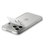 Protection d'objectif Spigen Optik.tR EZ Fit Pro Camera Glass pour iPhone 17 Pro Max - Silver – Image 4