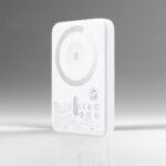 Batterie externe magnétique Acefast M25 5 000 mAh - MagSafe - Charge rapide 20 W - USB-C (5V/2,4A) - Indicateur LED - Blanc – Image 6