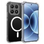 Coque Techsuit Shockproof Clear Silicone MagSafe pour Xiaomi 17 - Clear