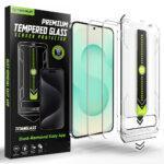 Lot de 2 protections d'écran Techsuit TitanGlass CrystalHD (Compatible avec le déverrouillage par empreinte digitale) pour Samsung Galaxy S26 Plus - Clear