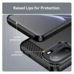 Coque Techsuit Carbon Silicone pour OnePlus 15R - Black – Image 2