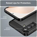 Coque Techsuit Carbon Silicone pour Samsung Galaxy A57 - Black – Image 4