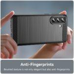 Coque Techsuit Carbon Silicone pour Samsung Galaxy A57 - Black – Image 3