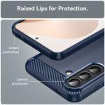 Coque Techsuit Carbon Silicone pour Samsung Galaxy A57 - Blue – Image 3