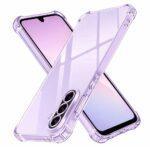 Coque Techsuit Shockproof Clear Silicone pour Samsung Galaxy A37 - Clear