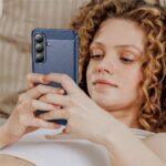 Coque Techsuit Carbon Silicone pour Samsung Galaxy S26 Plus - Blue – Image 6