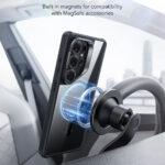 Coque MagSafe ESR Classic Hybrid HaloLock Kickstand pour Samsung Galaxy S26 Ultra - Clear Black – Image 5