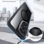 Coque MagSafe ESR Classic Hybrid HaloLock Kickstand pour Samsung Galaxy S26 Ultra - Clear Black – Image 6