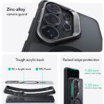 Coque MagSafe ESR Classic Hybrid HaloLock Kickstand pour Samsung Galaxy S26 Ultra - Frosted Black – Image 5