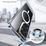 Coque MagSafe ESR Classic Hybrid HaloLock Kickstand pour Samsung Galaxy S26 Ultra - Clear – Image 4