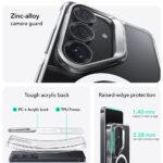 Coque MagSafe ESR Classic Hybrid HaloLock Kickstand pour Samsung Galaxy S26 - Clear – Image 5