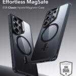 Coque MagSafe ESR Classic Hybrid HaloLock pour Samsung Galaxy S26 Ultra - Clear Black – Image 2