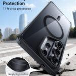 Coque MagSafe ESR Classic Hybrid HaloLock pour Samsung Galaxy S26 Ultra - Clear Black – Image 4