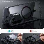 Coque MagSafe ESR Classic Hybrid HaloLock pour Samsung Galaxy S26 Ultra - Clear Black – Image 6