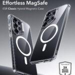 Coque MagSafe ESR Classic Hybrid HaloLock pour Samsung Galaxy S26 Ultra - Clear – Image 6