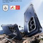 Coque renforcée ESR Cyber Armor Kickstand MagSafe pour Samsung Galaxy S26 Ultra - Black – Image 5