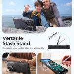 Coque renforcée ESR Cyber Armor Kickstand MagSafe pour Samsung Galaxy S26 Ultra - Blue – Image 5