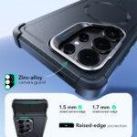 Coque renforcée ESR Cyber Armor Kickstand MagSafe pour Samsung Galaxy S26 Ultra - Blue – Image 6