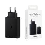 Chargeur mural d'origine Samsung (EP-T6530NBEGEU) 2 ports USB-C, USB PPS, PD 65 W, QC 3.0, AFC, FCP - Noir