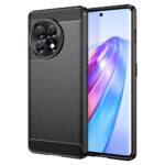 Coque Techsuit Carbon Silicone pour OnePlus 11R / OnePlus Ace 2 - Black