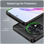 Coque Techsuit Carbon Silicone pour OnePlus 11R / OnePlus Ace 2 - Black – Image 5