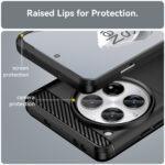 Coque Techsuit Carbon Silicone pour OnePlus 12 - Black – Image 5