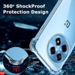 Coque Techsuit Shockproof Clear Silicone pour OnePlus 12R - Clear – Image 3