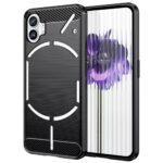 Coque Techsuit Carbon Silicone pour Nothing Phone (1) - Black