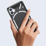 Coque Techsuit Carbon Silicone pour Nothing Phone (1) - Black – Image 3