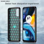 Coque Techsuit Carbon Silicone pour Motorola Moto G22 - Black – Image 6