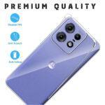 Coque Techsuit Shockproof Clear Silicone pour Motorola Edge 50 Pro - Clear – Image 3