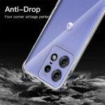 Coque Techsuit Shockproof Clear Silicone pour Motorola Edge 50 Pro - Clear – Image 6