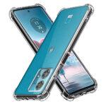 Coque Techsuit Shockproof Clear Silicone pour Motorola Edge 40 Neo - Clear