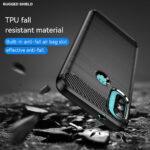 Coque Techsuit Carbon Silicone pour Motorola Moto E20 / Moto E30 / Moto E40 - Black – Image 3